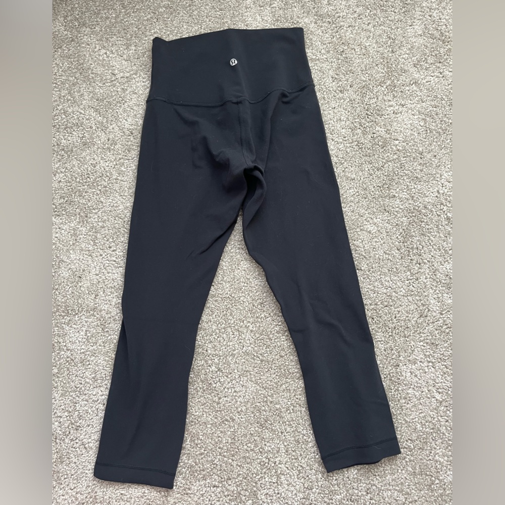 Lulu lemon align cropped leggings black